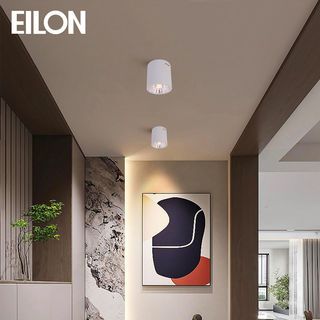 EILON โคมดาวน์ไลท์แบบทาวเวอร์หน้ากลม 5นิ้ว E27 รุ่น TD-02 สีขาว (โคมเปล่า)