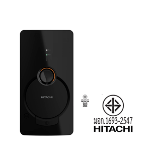 HITACHI เครื่องทำน้ำอุ่น 3800 วัตต์ รุ่น HES38G สีดำ