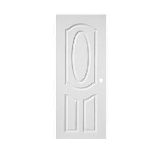 WELLINGTAN ประตูยูพีวีซี บานทึบลูกฟัก REVO WNR004 90x200ซม. สีขาว (เจาะรูลูกบิด)