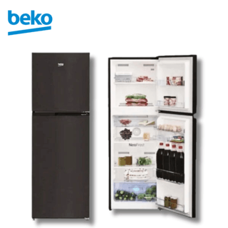 BEKO ตู้เย็น 2 ประตู  ขนาด  8.1 คิว รุ่น RDNT252I50HFK สีดำ