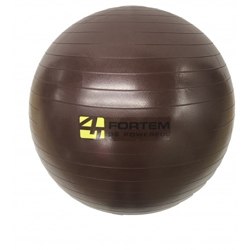 FORTEM ลูกบอลโยคะ 75 ซม. ARK-AB-75BN สีน้ำตาล พร้อมที่สูบลม