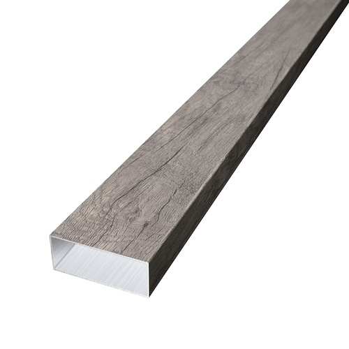 WELLINGTAN อะลูมิเนียมโปรไฟล์ ALU2980-2T08 2”x 298ซม. Grey Poplar