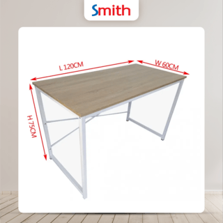 SMITH โต๊ะทำงาน รุ่น JOSHUA ขนาด 60x120x75 ซม. สีขาว