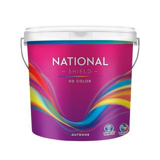 National สีน้ำเนชั่นแนลชิลด์ ทาภายนอก กึ่งเงา เบส B 3.6 ลิตร