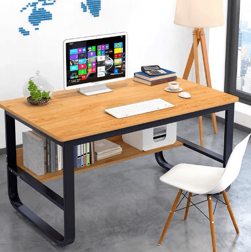 SMITH โต๊ะทำงาน ขนาด 60X120X73ซม.  HD004 สีไม้ลูกแพร์ 