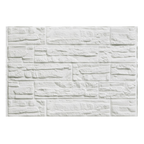 TAPIO วอลเปเปอร์ติดผนัง DIY รุ่น Stone ขนาด 30x60x0.8ซม. สีขาว