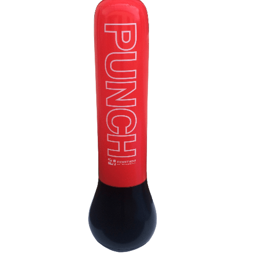 Inflatable punching bag ស៊េរី IPB150RE 150cm 4TEM ពណ៌ក្រហម