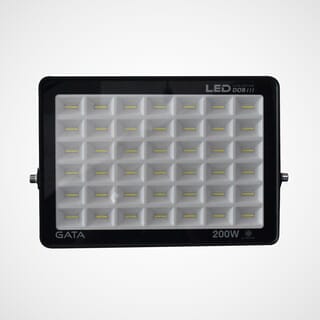 GATA โคมฟลัดไลท์ LED 200W เดย์ไลท์ สีดำ