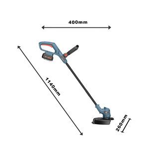 SENIX เครื่องเล็มหญ้าไร้สายพร้อมพร้อมแบตเตอรี่ 20V