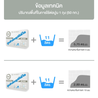 ปูน TPI-M-100C(ปูนฉาบปราณีต)50Kg.