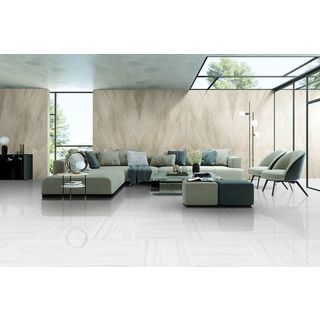 Marbella 60x60 กระเบื้องพอร์ซเลน รุ่น สโตน มาเบิ้ล Glazed Tile P6039 (4P) Random