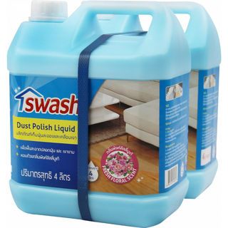 Swash น้ำยาเก็บฝุ่นละอองและเคลือบเงา ขนาด 4000 ml. (แพ็คคู่)