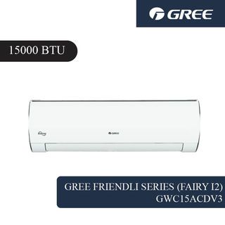 GREE เครื่องปรับอากาศติดผนัง INVERTER รุ่น GWC15ACDV3 ขนาด 15000 BTU