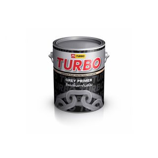 TURBO สีกันสนิม  1/4 กล. สีเทา