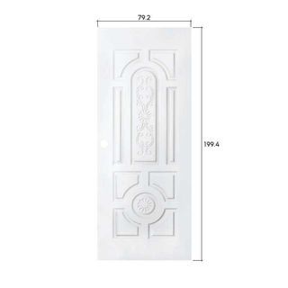 PROFESSIONAL DOOR บานประตูเหล็ก H1W 80x200ซม.