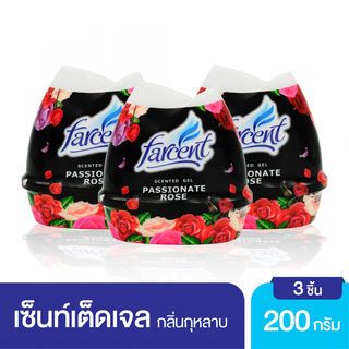 FARCENT เซ็นท์เต็ดเจล กลิ่นกุหลาบ  200กรัม (2แถม1/แพ็ค)