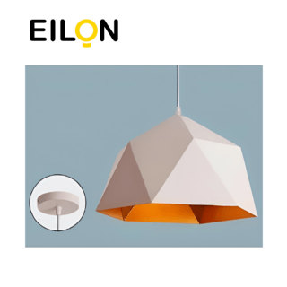 EILON โคมไฟแขวนเพดาน ขั้วE27 รุ่น CDD2023-808 สีขาว