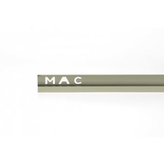 MAC คิ้วอลูมิเนียม แบบเหลี่ยม ขนาด 12 มม. ยาว 2 เมตร. รุ่นDAT023 สีแชมเปญ