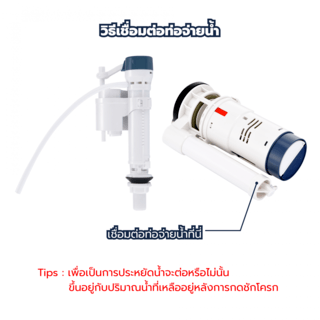 Verno แกนน้ำออกสำหรับสุขภัณฑ์ชักโครกสองชิ้น รุ่น AB-26+F04 ขนาดท่อ 2 นิ้ว สูง 26 ซม.