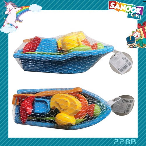 Sanook&Toys ชุดเรือของเล่นชายหาด  #228B (26.5x11.7x10.6 ซม.) คละสี 
