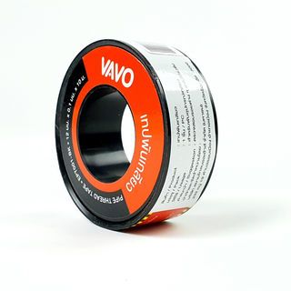 VAVO เทปพันเกลียว 12มมx0.1มมx10m รุ่น G_001 สีขาวดำ