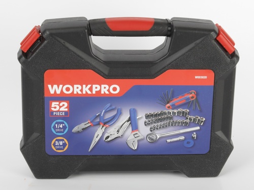 WORKPRO  ชุดเครื่องมือช่าง 52ชิ้น  รุ่น W003020