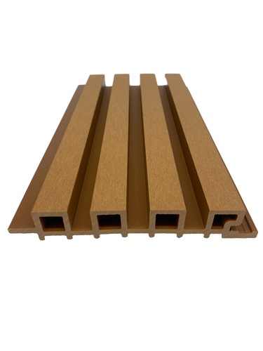 GREAT WOOD ไม้ผนัง WPCร่องเล็ก รุ่น P27-175-2 ขนาด175X27.5X3000มม. Teak