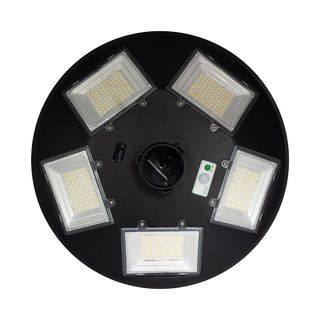 LUMIRA โคมไฟสนาม UFO โซลาร์เซลล์ พร้อมรีโมท 450 W  ปรับได้ 3แสง สีดำ (เฉพาะตัวโคม