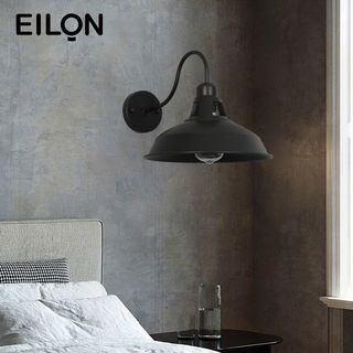 EILON โคมไฟผนังลอฟท์ รองรับกำลังไฟ 40 W รุ่น EGBD-WG6601B สีดํา ขั้ว E27