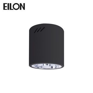 EILON โคมดาวน์ไลท์แบบทาวเวอร์หน้ากลม 5นิ้ว E27 รุ่น TD-02 สีดำ (โคมเปล่า)