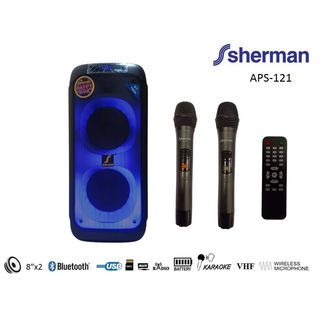 Sherman ลำโพงอเนกประสงค์ รุ่น APS-121 สีดำ