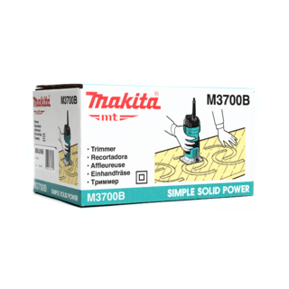 MAKITA เครื่องทริมเมอร์ 1/4 นิ้ว 530W รุ่น M3700B