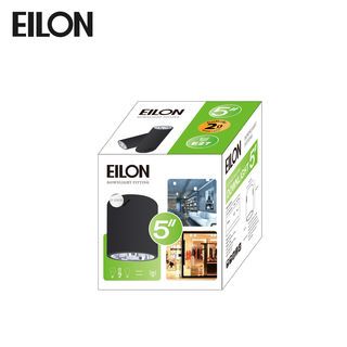 EILON โคมดาวน์ไลท์แบบทาวเวอร์หน้ากลม 5นิ้ว E27 รุ่น TD-02 สีดำ (โคมเปล่า)