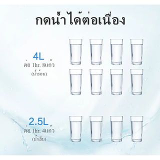 Midea ตู้กดน้ำ 3 ก๊อกน้ำ อุณหภูมิน้ำร้อน-เย็น-ปกติ บรรจุถังน้ำด้านบน รุ่น YL-1673S-W สีเงิน