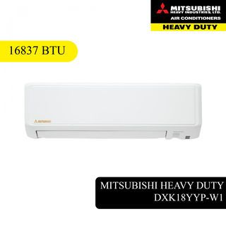 MITSUBISHI HEAVY DUTY เครื่องปรับอากาศติดผนัง Inverter ขนาด 16837 BTU รุ่น DXK18YYP-W1 สีขาว 