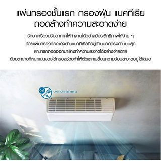 SAMSUNG เครื่องปรับอากาศ WindFree AI 14500BTU AR15CYECAWKNST สีขาว