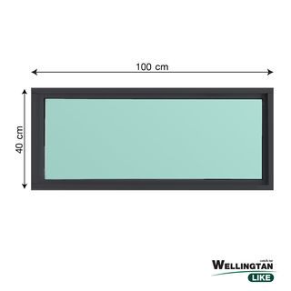 WELLINGTAN (LIKE) ช่องแสงอะลูมิเนียม 100 x 40 ซม. สีดำ