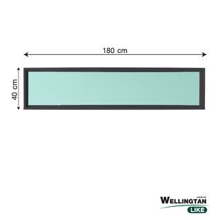 WELLINGTAN (LIKE) ช่องแสงอะลูมิเนียม 180 x 40 ซม. สีดำ