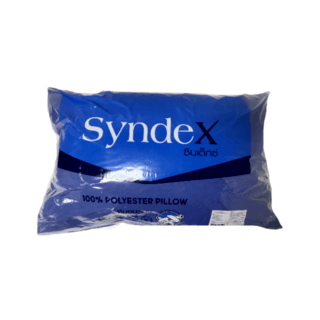 SYNDEX หมอนหนุนใยสังเคราะห์ 27x40นิ้ว ผ้าไมโครสีน้ำเงิน