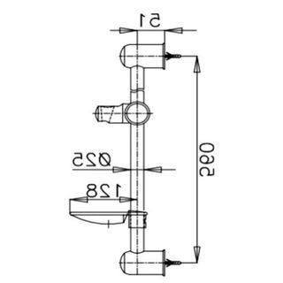 Prema ราวเลื่อนฝักบัวพร้อมที่วางสบู่ รุ่น PM797(HM)