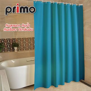 Primo ผ้าม่านห้องน้ำ PEVA รุ่น EDJJ08-GN ขนาด 180x180 ซม. สีเขียว