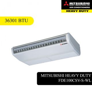 MITSUBISHI HEAVY DUTY เครื่องปรับอากาศ แบบแขวนใต้ฝ้า ขนาด 36,301 BTU FDE100CSV-S-WL สีขาว