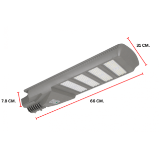 EILON โคมไฟถนนโซล่าเซลล์ 200W รุ่น ETLD-LW4T-200DL แสงเดย์ไลท์ พร้อมรีโมทคอลโทรล