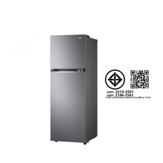 LG ตู้เย็น 2 ประตู ขนาด 11.8 คิว รุ่น GN-D322PQMB สีเทา