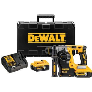 DEWALT สว่านโรตารี่ไร้สายไร้แปรงถ่าน SDS-Plus 20VMax 26มม. DCH273P1T-B1 พร้อมแบตเตอรี่ 5.0AH กล่องพลาสติก