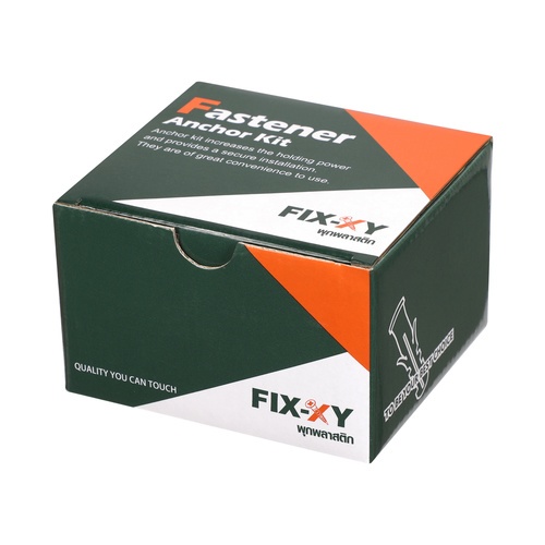 FIX-XY พุคพลาสติก เบอร์ 8 รุ่น EN-023-BN (150ชิ้น/กล่อง)