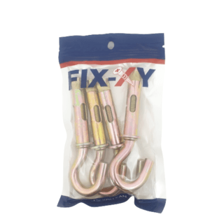 พุคตะขอเหล็ก M12 รุ่น EH-016 (4ชิ้น/แพ็ค) FIX-XY