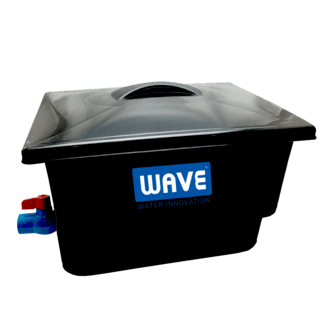 WAVE ถังดักไขมัน ขนาด 60L รุ่น Wave Kit สีดำ