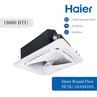 HAIER เครื่องปรับอากาศแบบตั้ง/แขวน Fixed Speed ขนาด 18000 BTU HCSU-18AS410A สีขาว