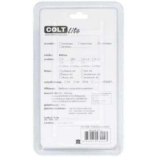 COLT LITE บานพับประตูสเตนเลส รุ่น 003 ขนาด 3.5 x 2.25 นิ้ว x 1.5 มม. (แพ็ก 3 ชิ้น) สีสแตนเลส